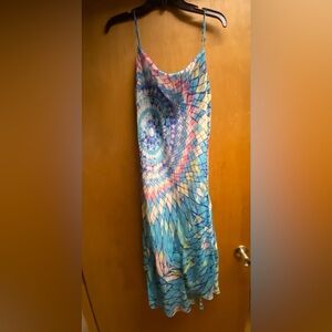 Giorgio Fiorlini Collection White and Blue Dress